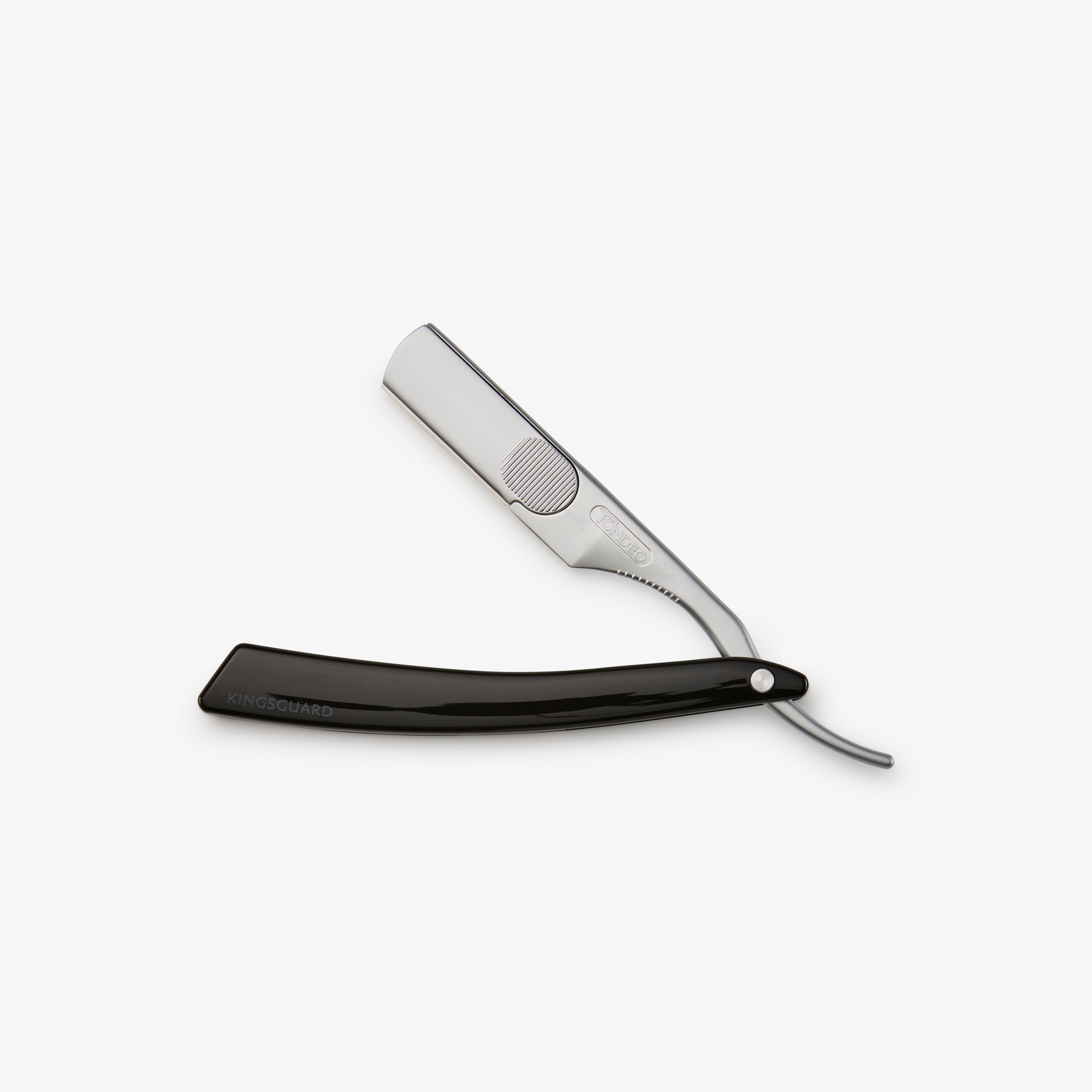 TONDEO Kingsguard Rasiermesser – Profi Rasiermesser aus Solingen für Barber & Friseur mit ergonomischem Griff und scharfer Klinge.