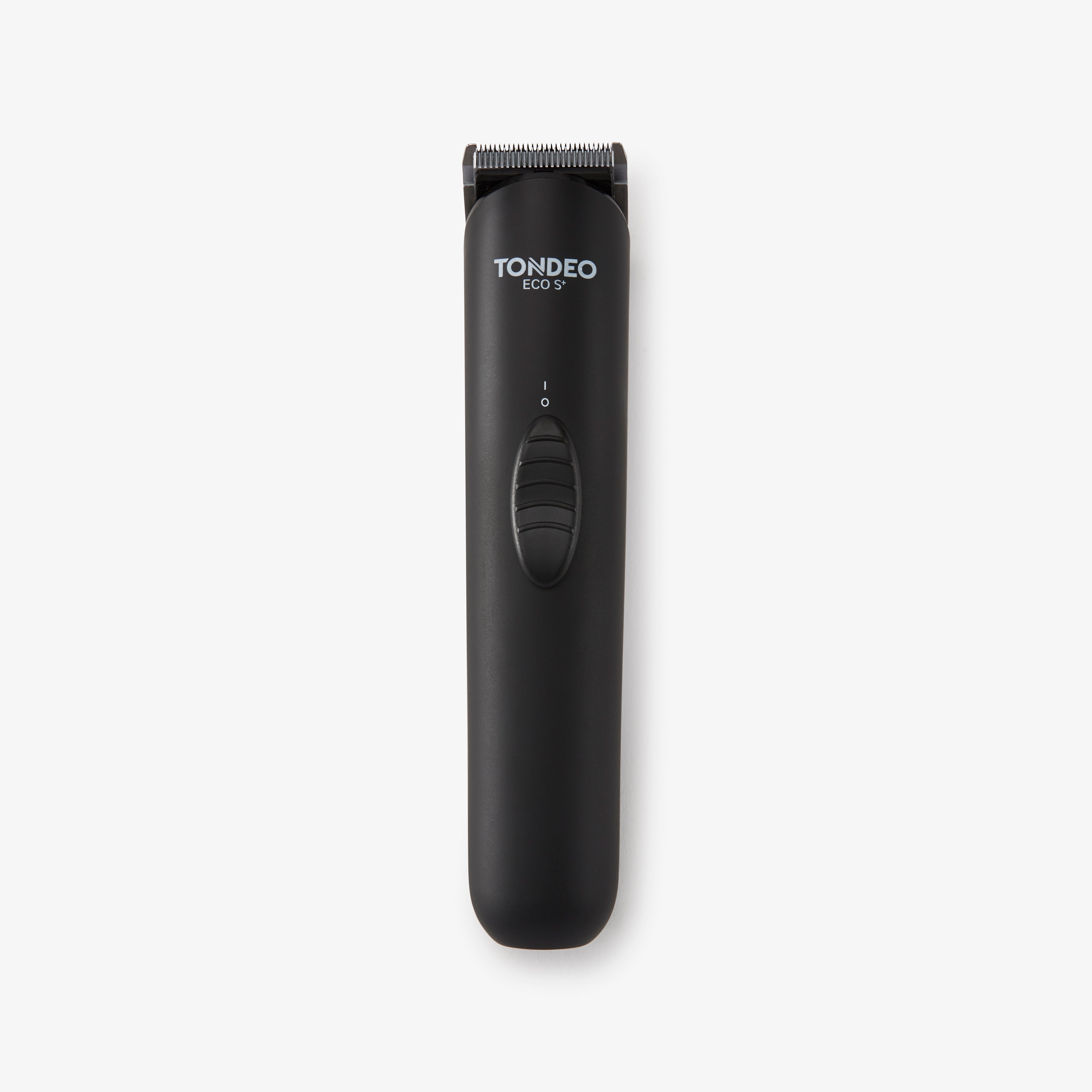 Cortapelo TONDEO Eco Plus Black: cortapelo profesional inalámbrico con batería de larga duración, diseño ergonómico y gran potencia de corte para peluqueros y barberos.
