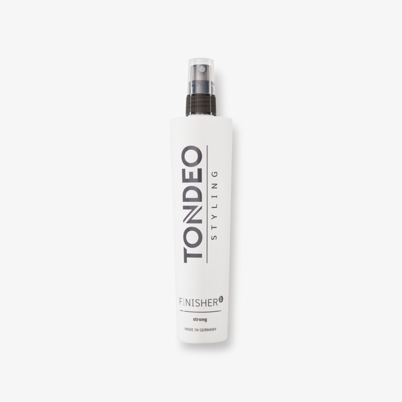 TONDEO Finisher 1 Haarspray – stark haltendes, treibgasfreies Styling-Spray mit Panthenol und UV-Schutz, für witterungsbeständigen Halt, natürlichen Sitz und schnelles Fixieren bei allen Stylingtechniken