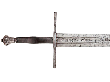 Altes Schwert mit Solingen-Gravur