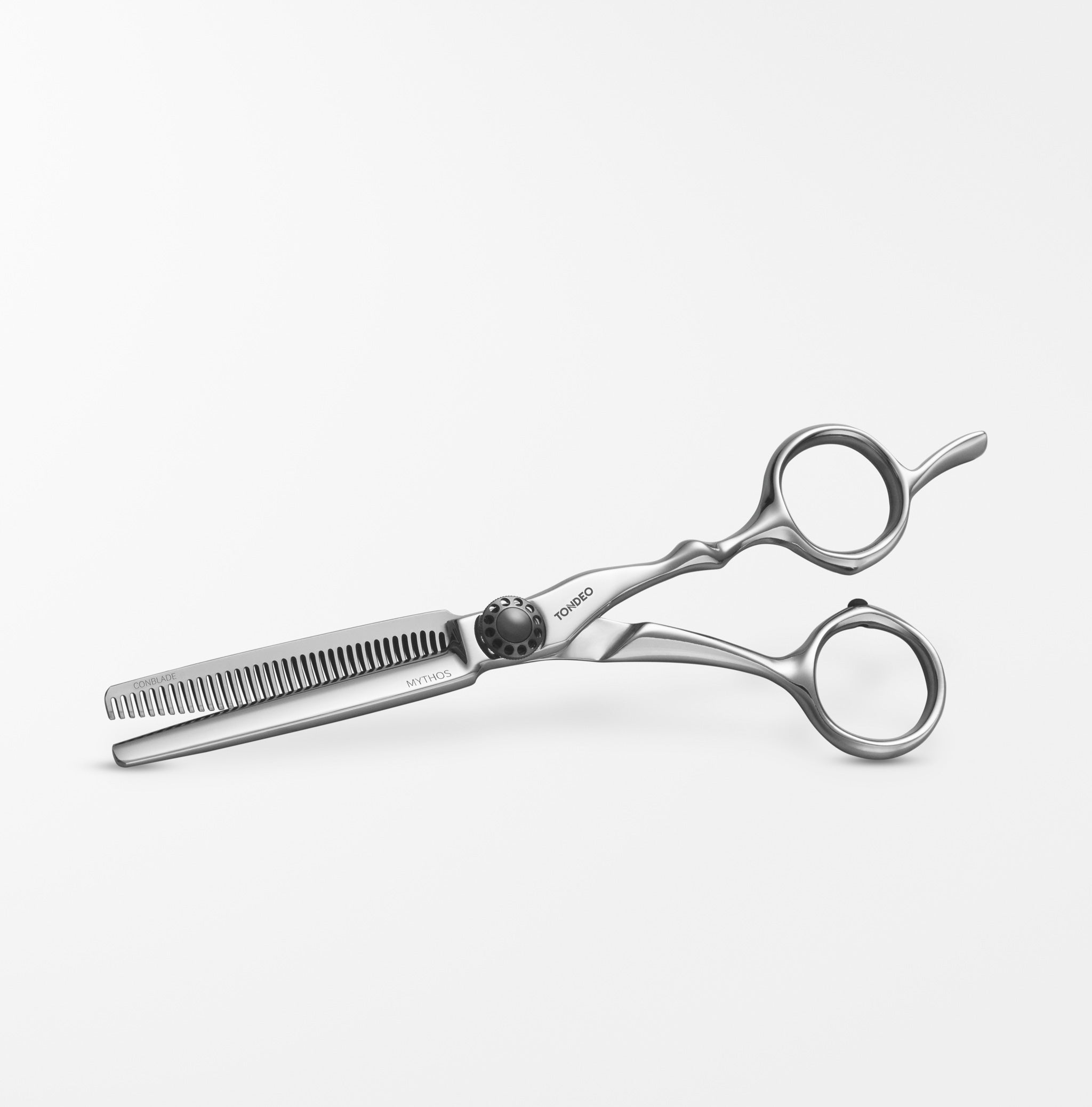 TONDEO MYTHOS WAVE 36, silber, Made in Solingen, Premium-Friseurschere, Effilierschere, Modellierschere