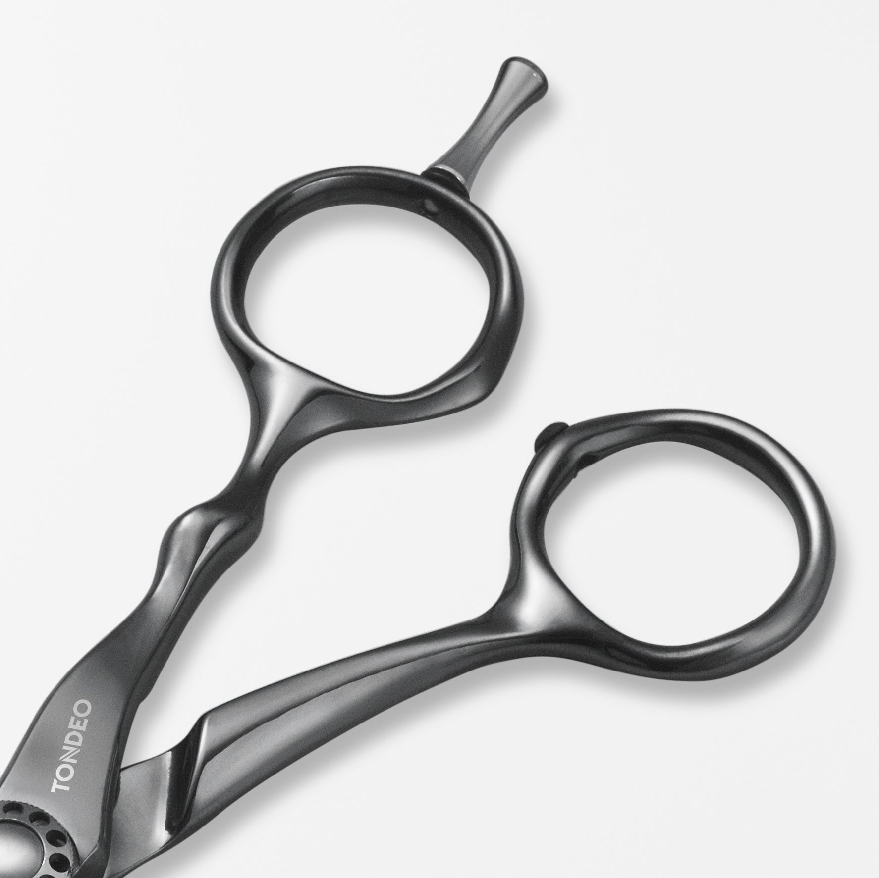 TONDEO Solingen Mythos Black Blattschere Premium Friseurschere, silber, Made in Solingen, Conblade Technologie