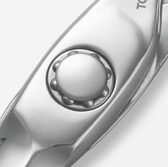 Detail einer hochwertigen Friseurschere