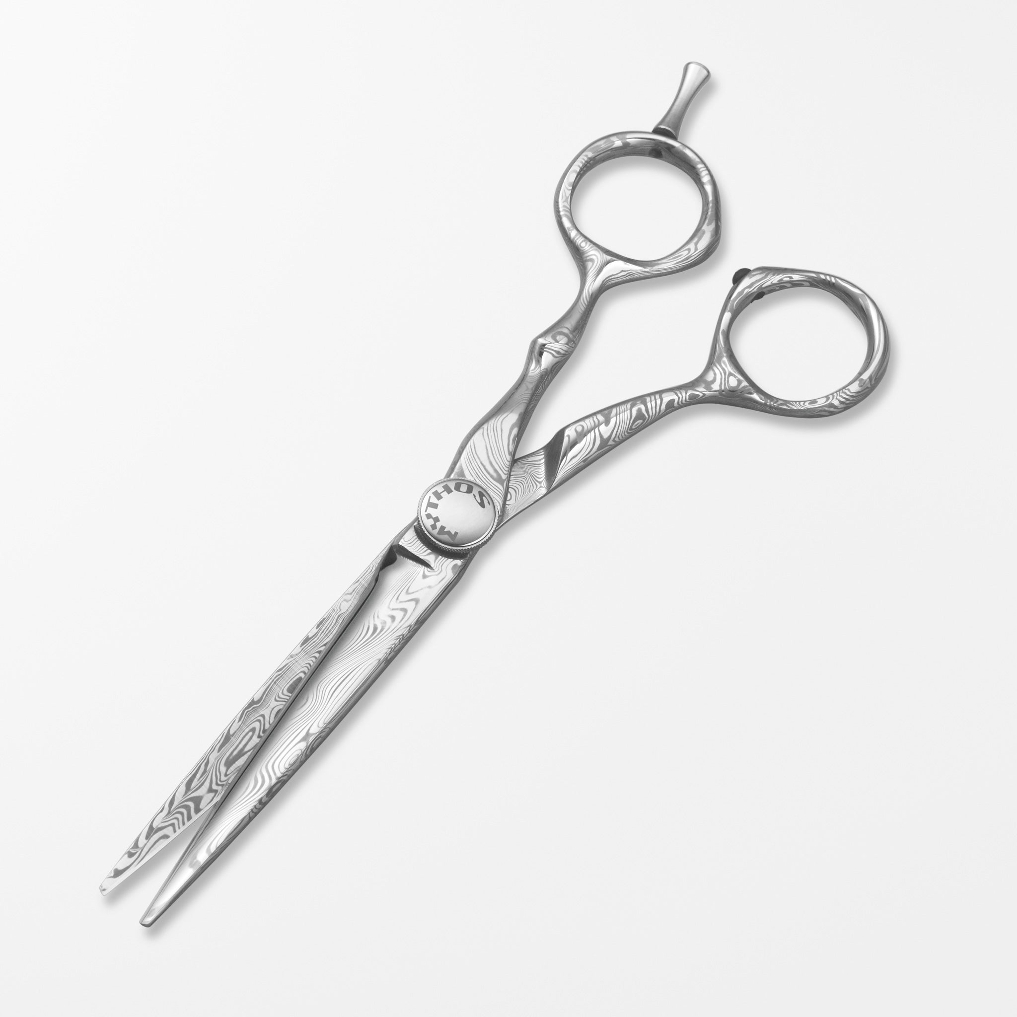 TONDEO Solingen Mythos Damast Friseurschere, Made in Solingen, Damszener Stahl