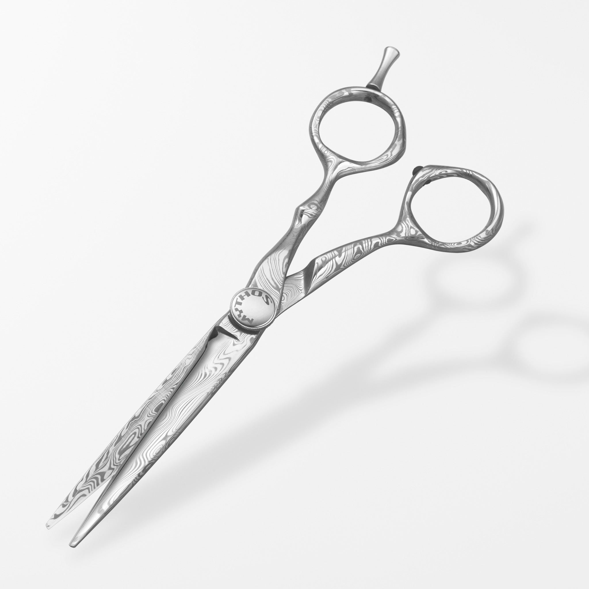 TONDEO Solingen Mythos Damast Friseurschere, Made in Solingen, Damszener Stahl