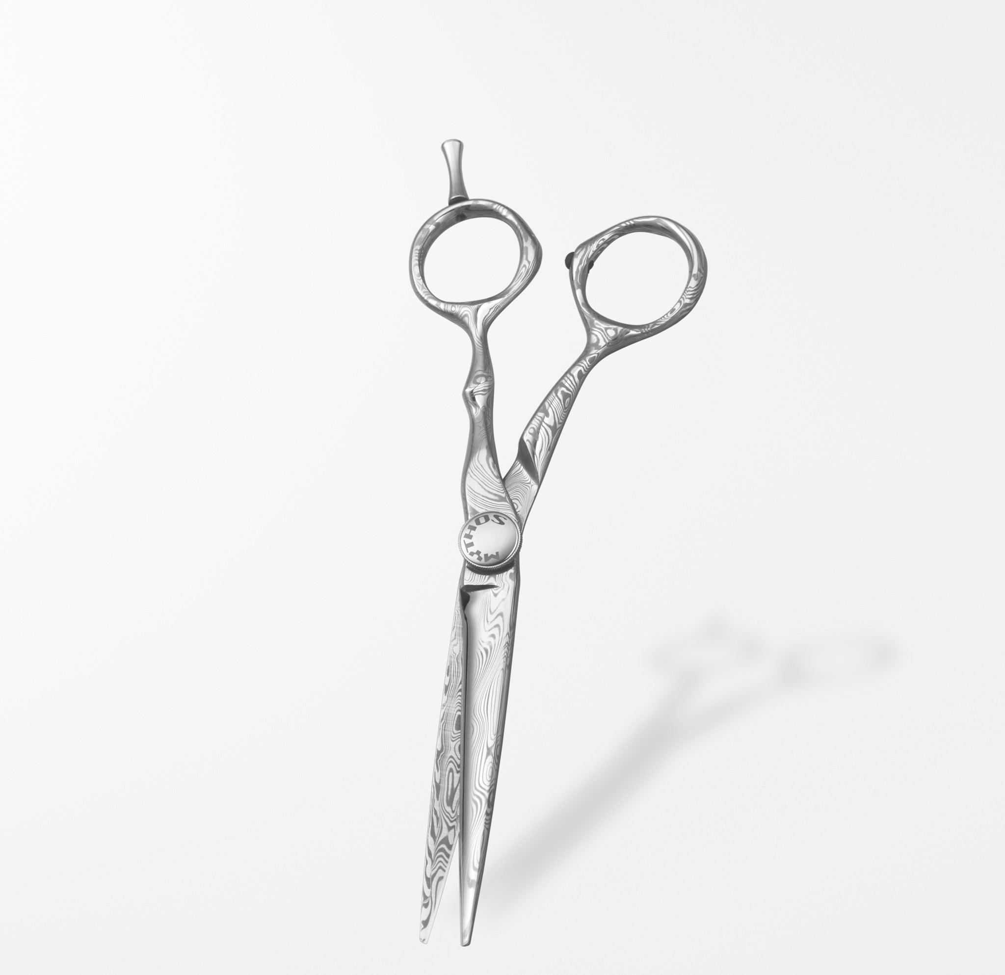 TONDEO Solingen Mythos Damast Friseurschere, Made in Solingen, Damszener Stahl