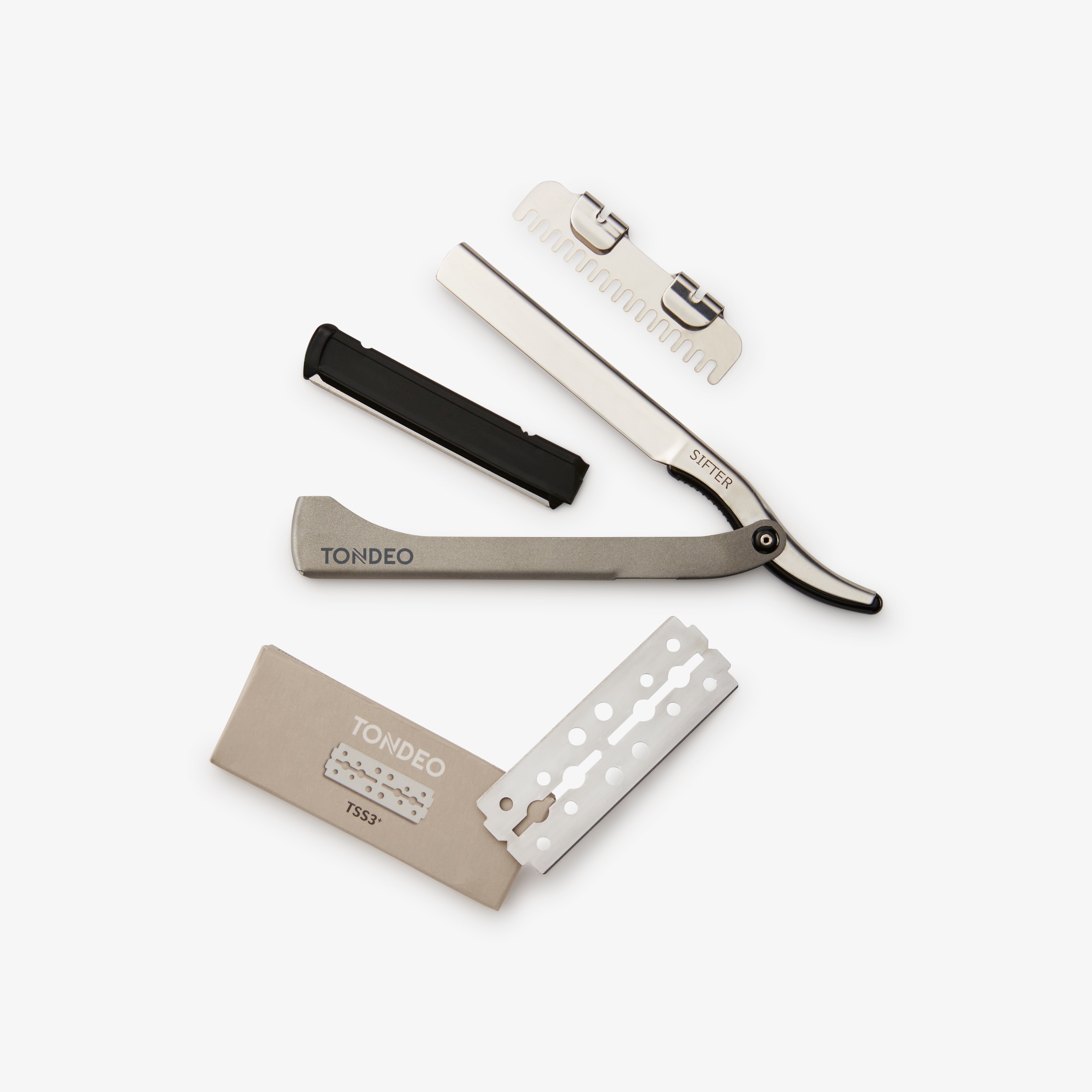 TONDEO Sifter Rasiermesser – Profi Rasiermesser aus Solingen für Barber & Friseur mit scharfer Klinge.