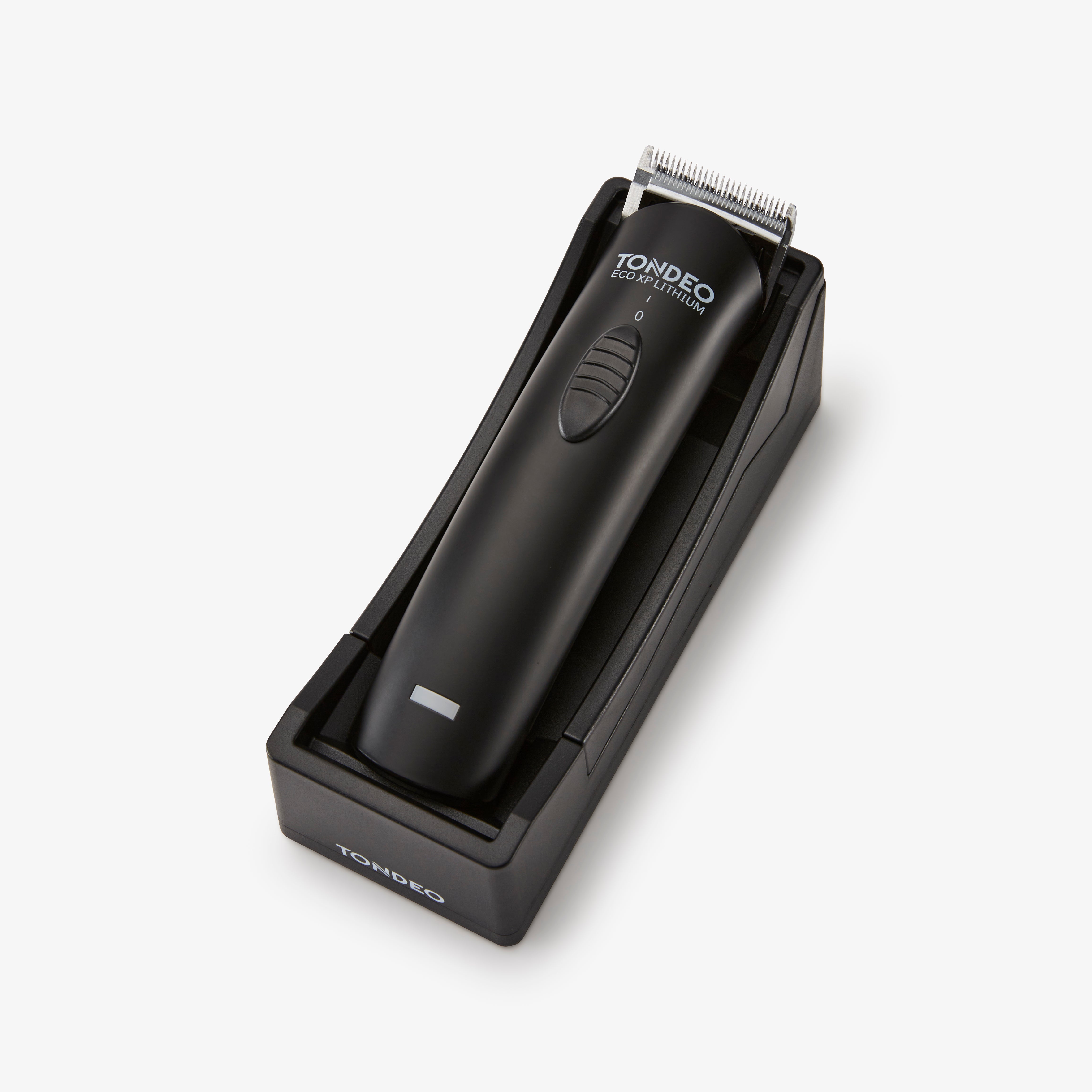 Cortapelo TONDEO Eco Lithium negro: cortapelo profesional inalámbrico con batería de litio para peluqueros y barberos, ergonómico, duradero y potente.