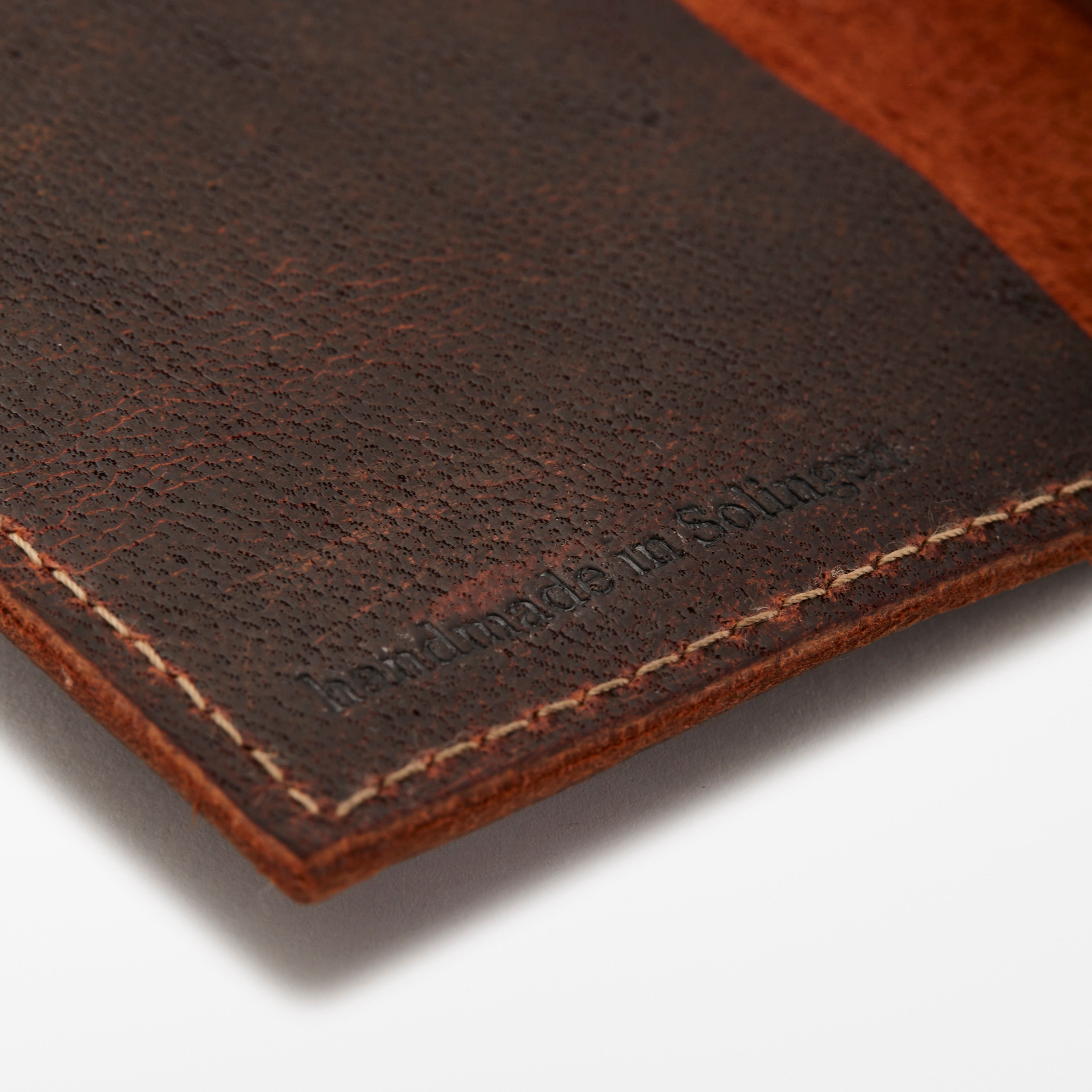 Scherenetui, Friseurtasche, braun, camel, Platz für zwei Scheren. Feinstes, Feinstes leicht geöltes Echtleder, Made in Solingen, TONDEO Solingen, Handmade, Unikat