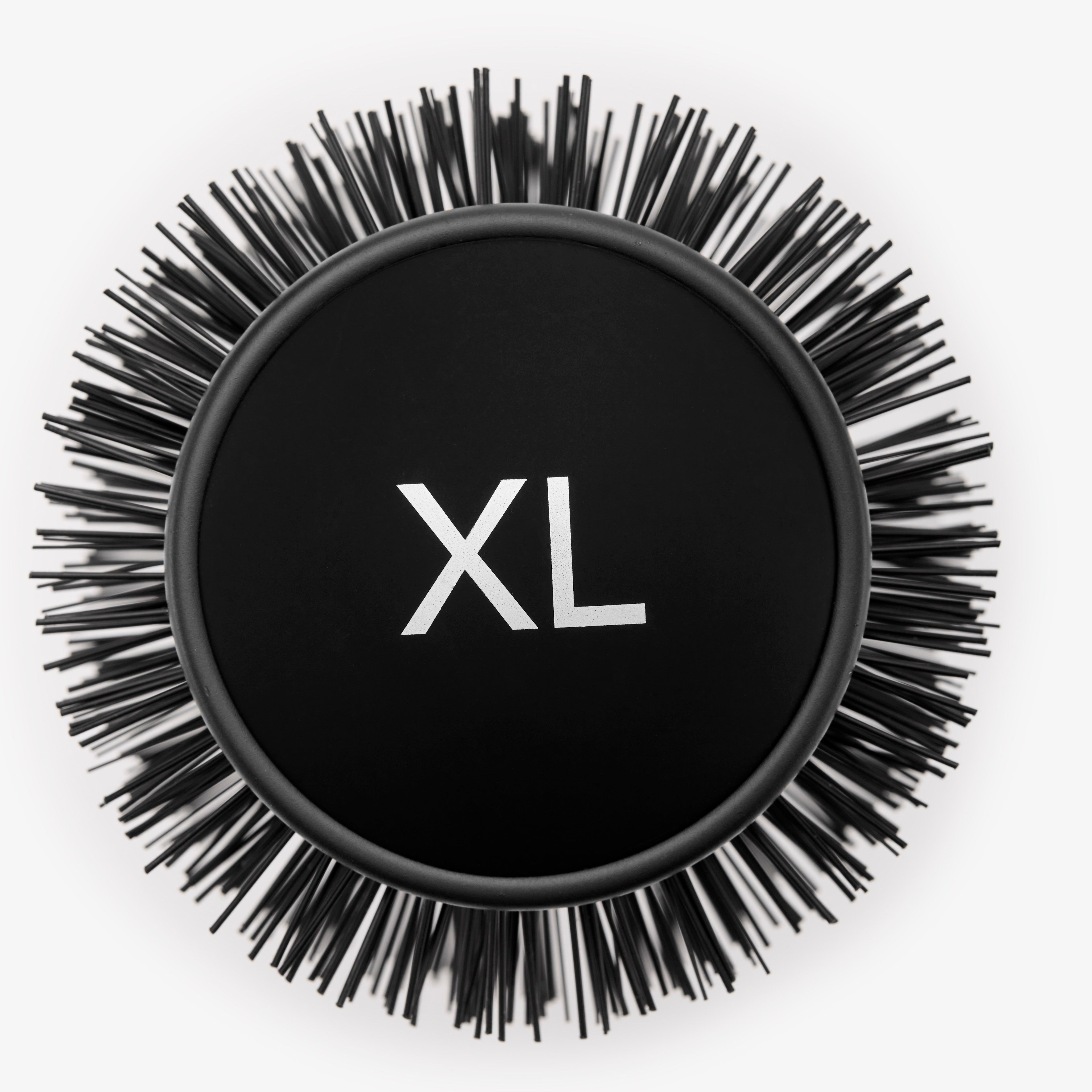 Atelier Graphite Haarbürste in elegantem Schwarz – professionelle Stylingbürste, Rundbürste Größe XL