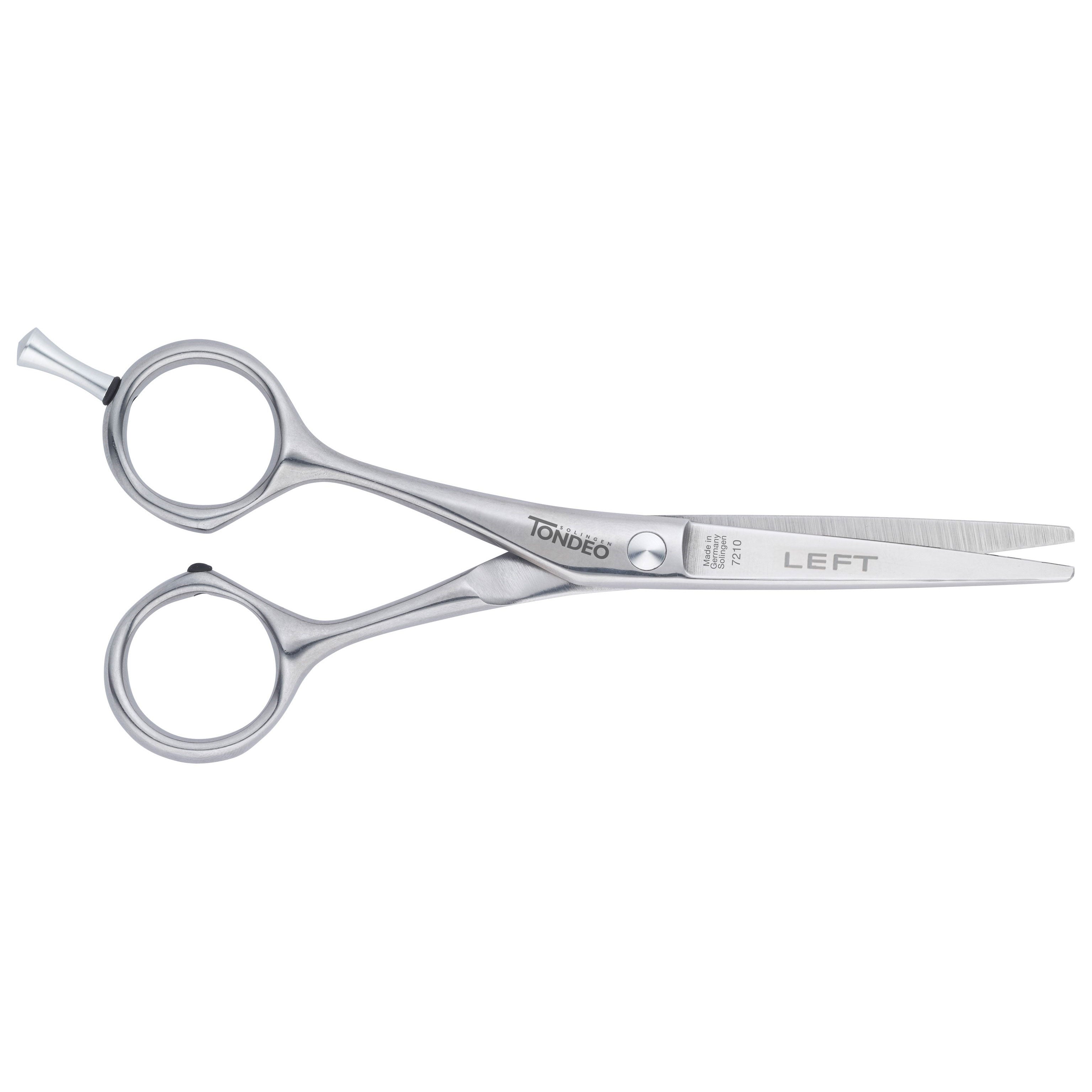 Tondeo Left-Handed Hair Scissors – professional Hairdressing scissors precise cuts and ergonomic use
