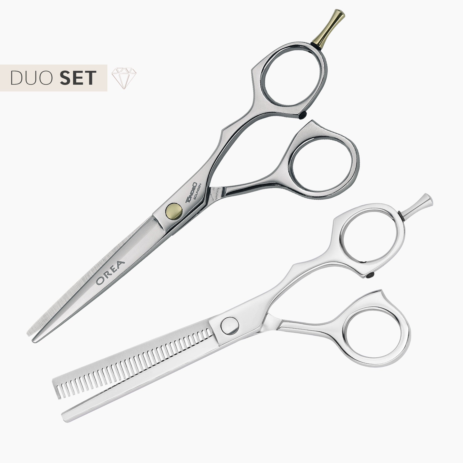 Orea Duo – Haarschere 5.5 + Modellierschere 5.75 (35)
