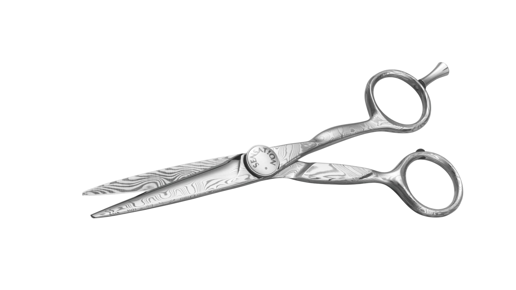 Hochwertige professionelle Friseurschere silber