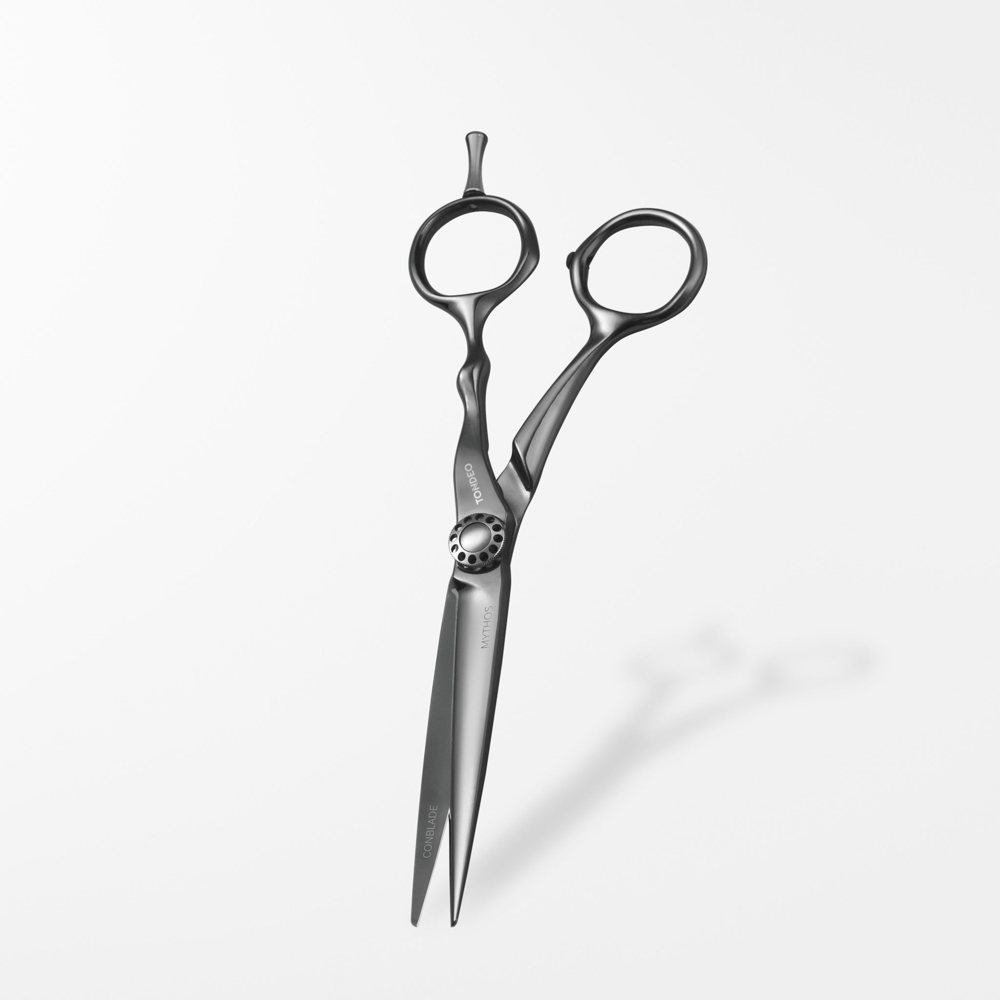 TONDEO Solingen Mythos Black Blattschere Premium Friseurschere, silber, Made in Solingen, Conblade Technologie