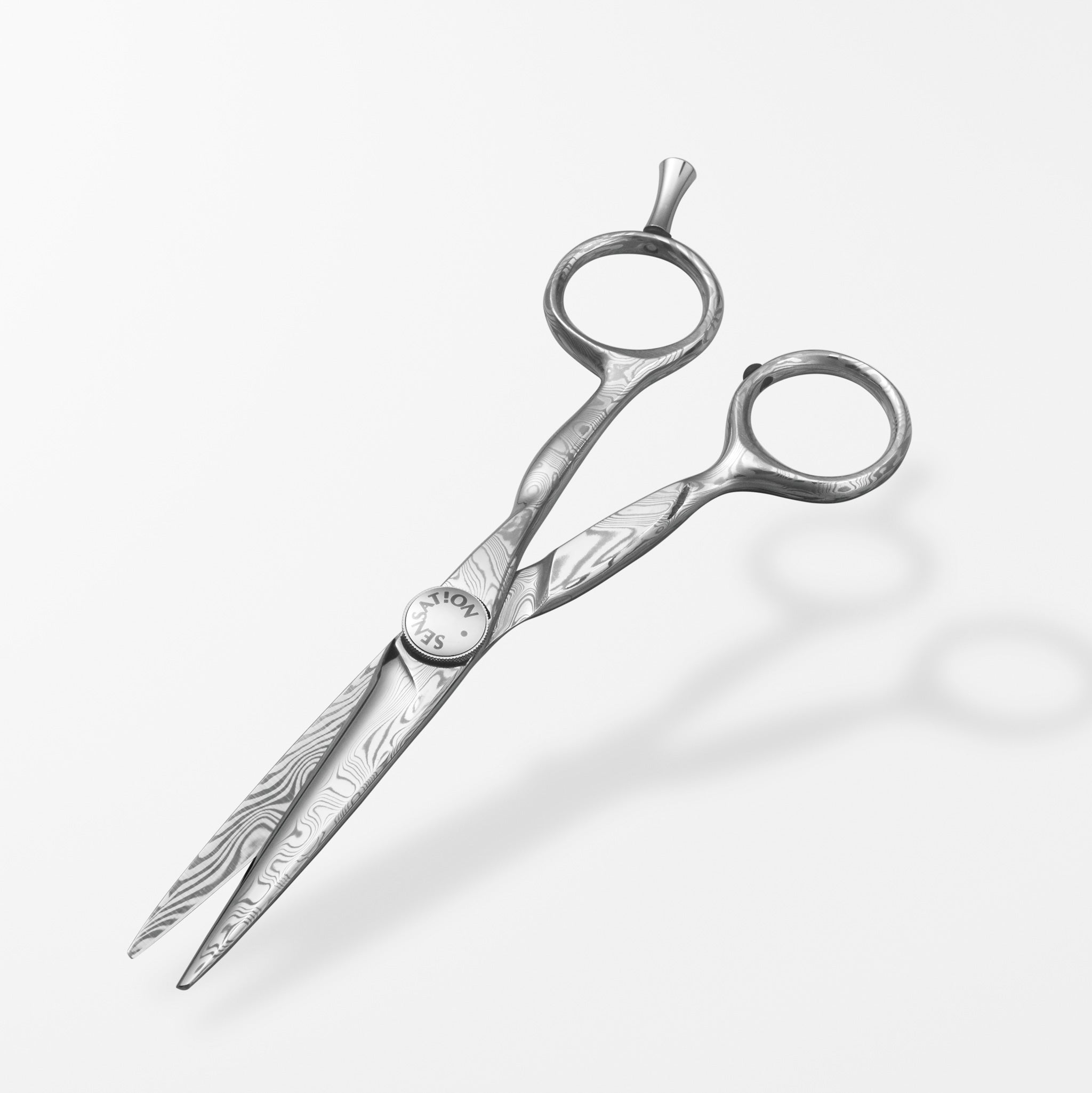 TONDEO Solingen Sensation Damast Friseurschere, Made in Solingen, Damaszener Stahl