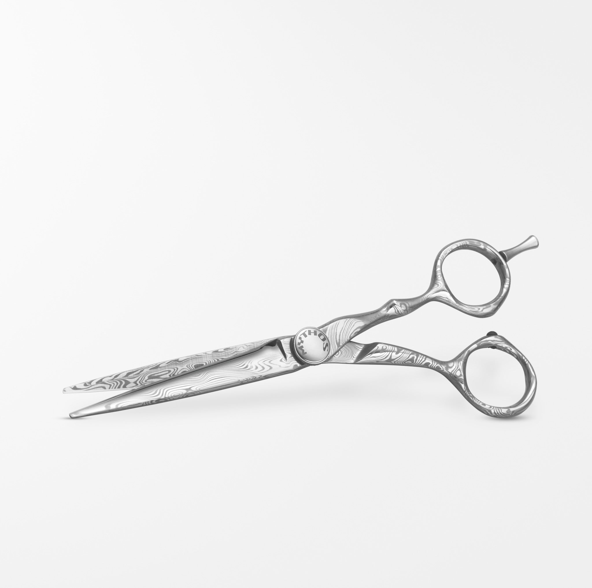 TONDEO Solingen Mythos Damast Friseurschere, Made in Solingen, Damszener Stahl