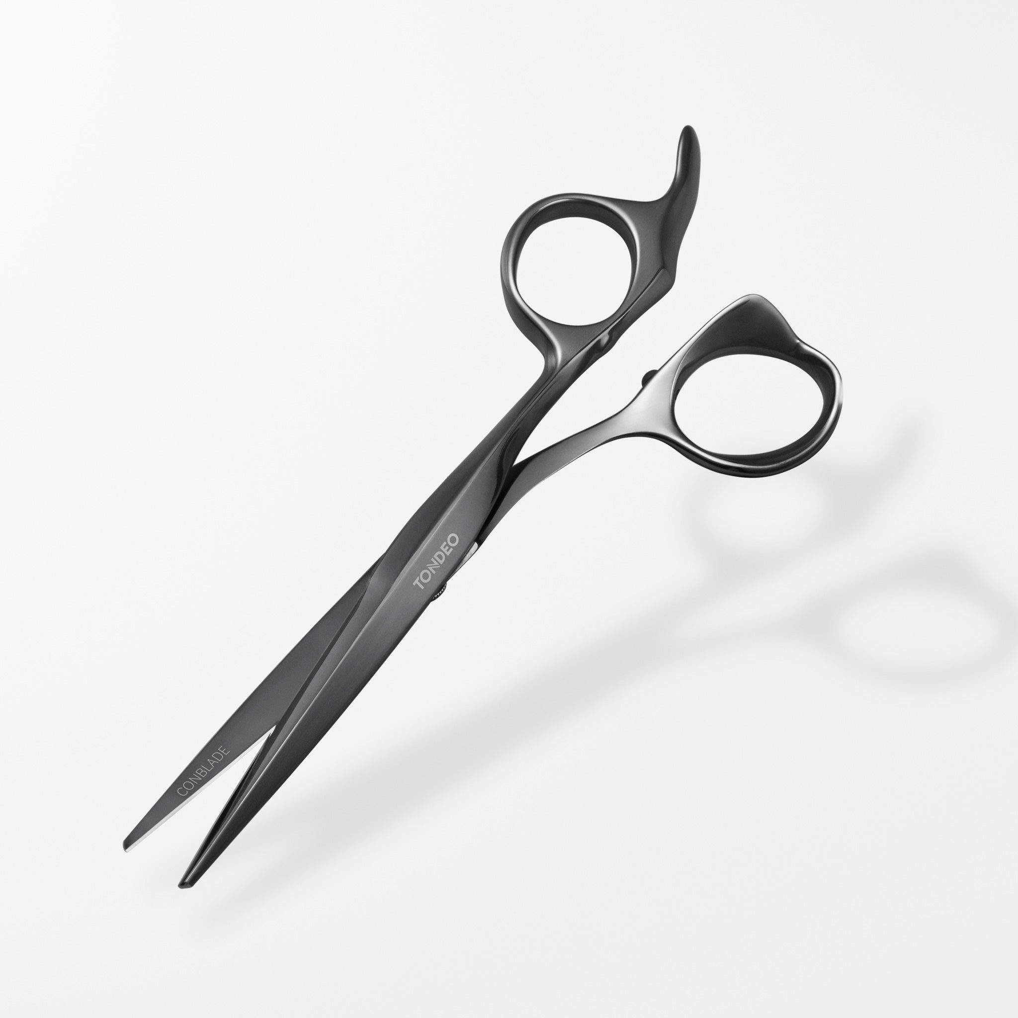 TONDEO Solingen ZENTAO Black Premium  Haarschere für Friseure, Made in Solingen, Premiumqualität, Conblade