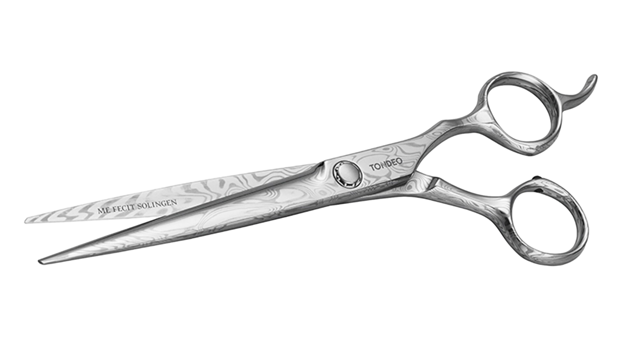 Hochwertige professionelle Friseurschere silber